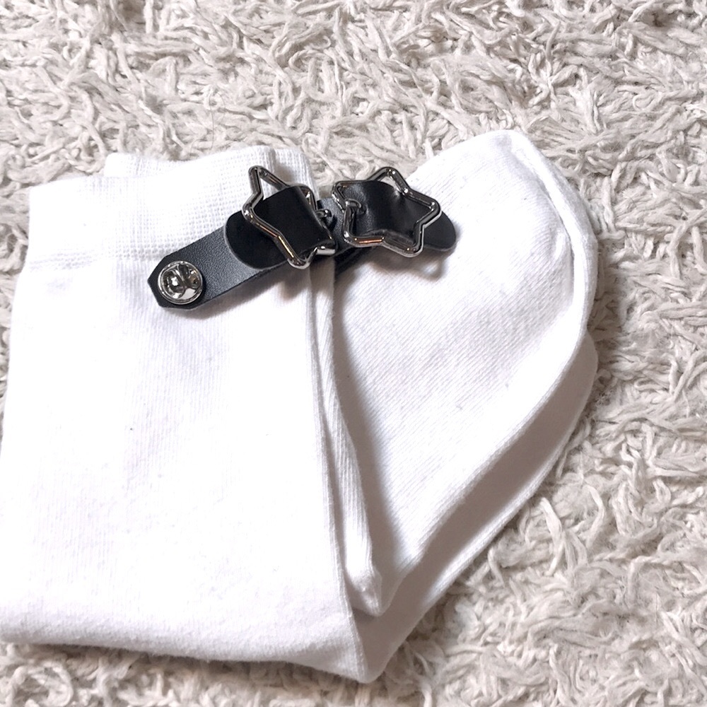 Star Buckle Cute Ankle Socks - Picture 1 of 3